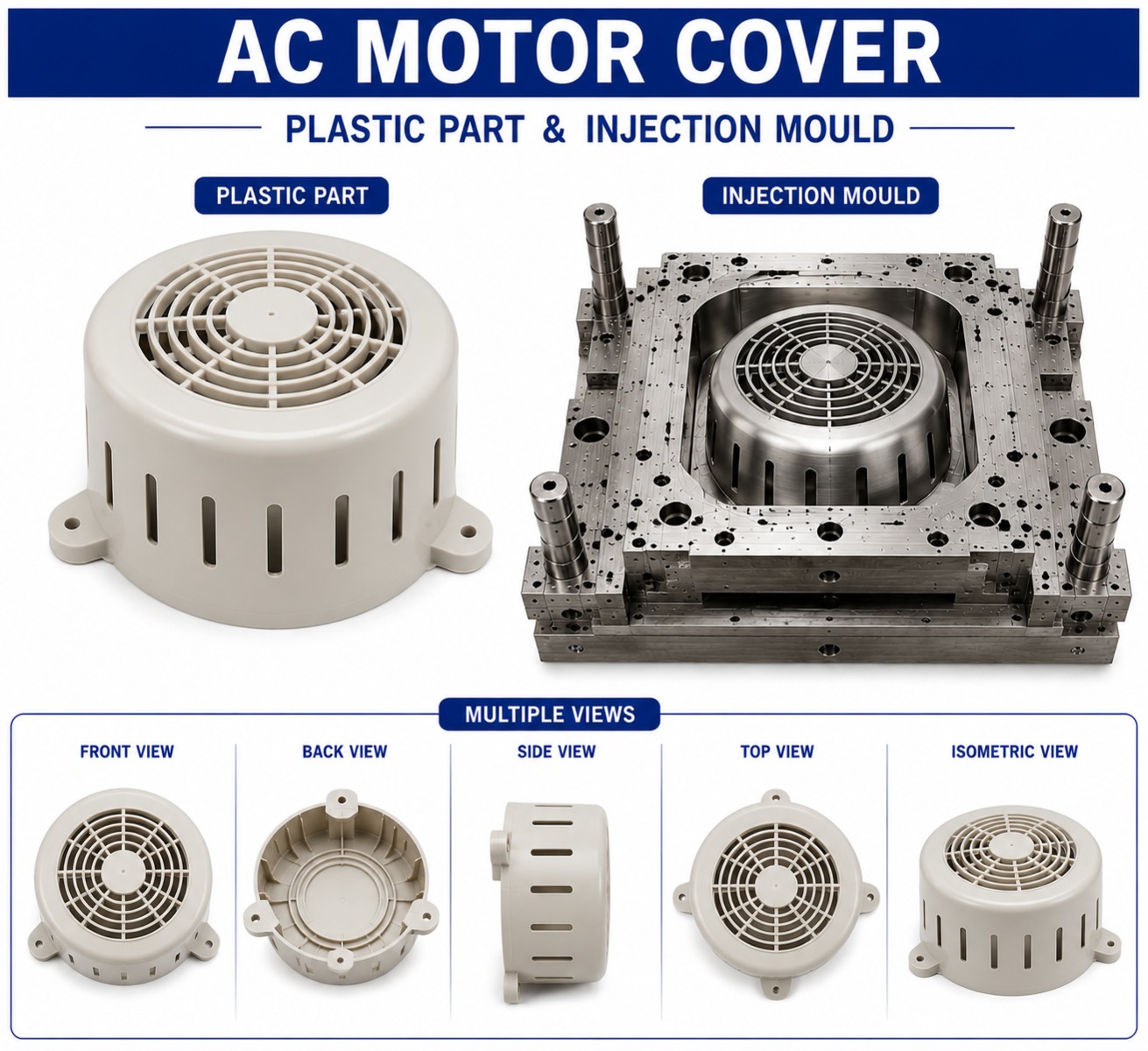 AC Plastic Motor Cover
